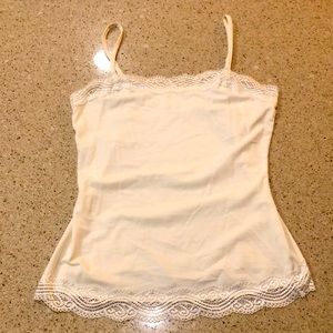 Ann Taylor Women’s Tank Top - Cream - Size Small